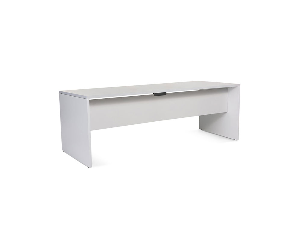 MESA DE OFICINA ROCADA WORK 2004AB02 GRIS/GRIS 200X80 CM