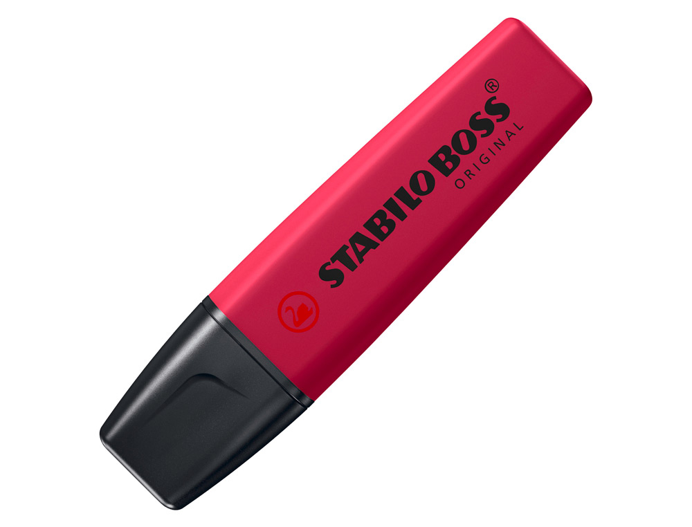 ROTULADOR STABILO BOSS FLUORESCENTE NATURE COLORS WILDFLOWER EDITION COLOR ROJO BORGOÑA