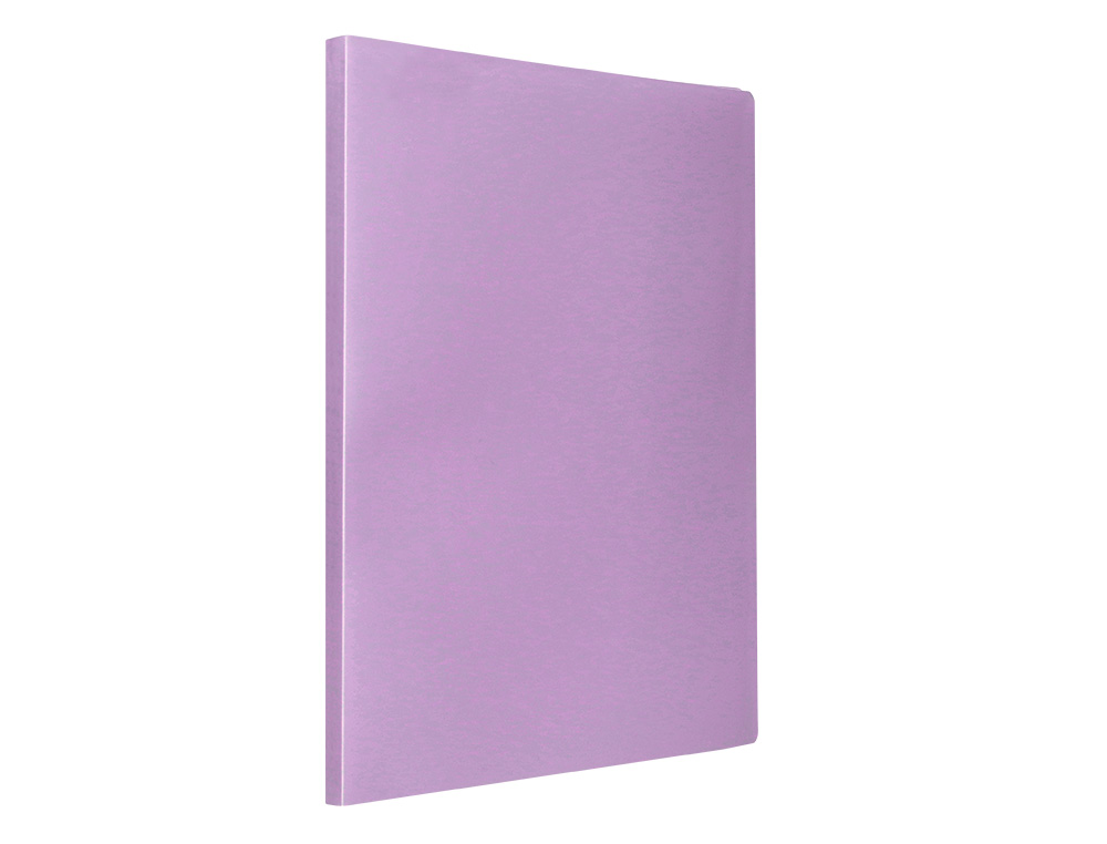CARPETA LIDERPAPEL ESCAPARATE 10 FUNDAS POLIPROPILENO DIN A4 LAVANDA OPACO