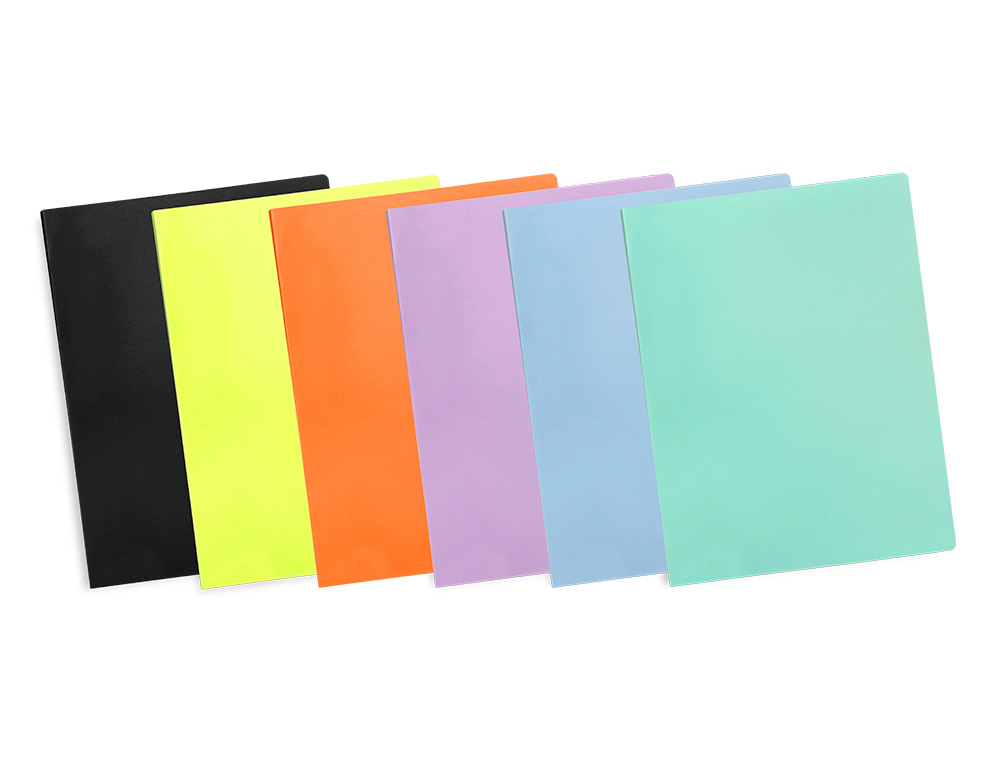 CARPETA LIDERPAPEL ESCAPARATE 30 FUNDAS POLIPROPILENO DIN A4 LAVANDA OPACO