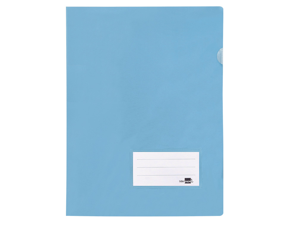 CARPETA LIDERPAPEL DOSSIER A4 UERO CELESTE OPACO