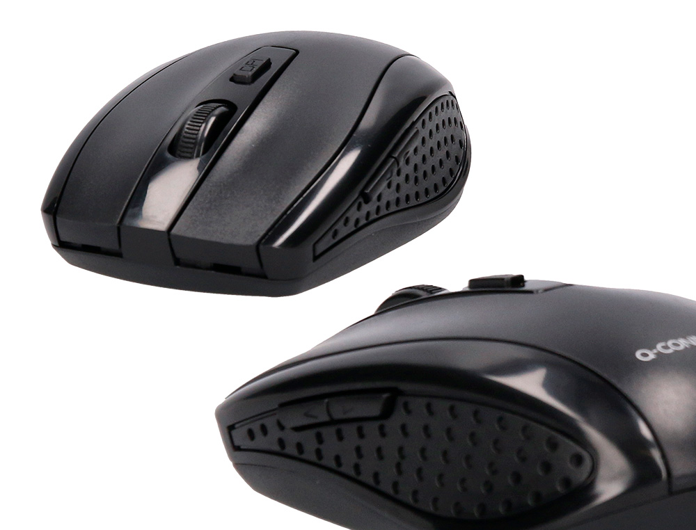 SET TECLADO + RATON INALAMBRICO Q-CONNECT 2.4G NEGRO COMPATIBLE WINDOWS