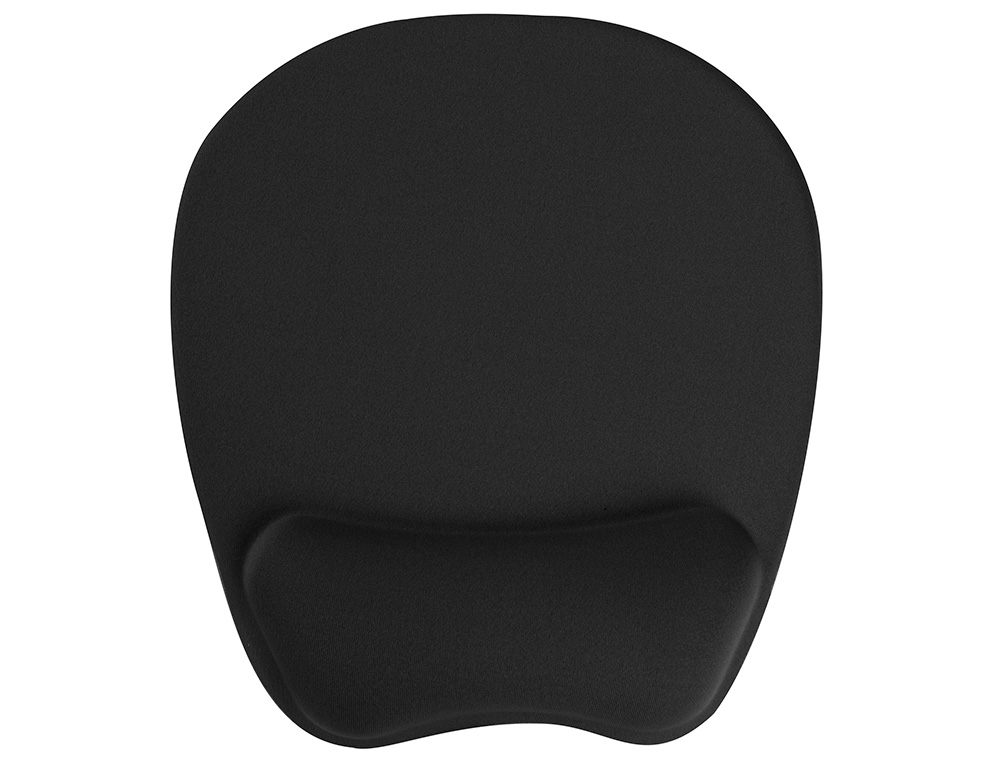 ALFOMBRILLA PARA RATON Q-CONNECT CON REPOSAMUECAS ERGONOMICA DE GEL COLOR NEGRO 225X240X20 MM