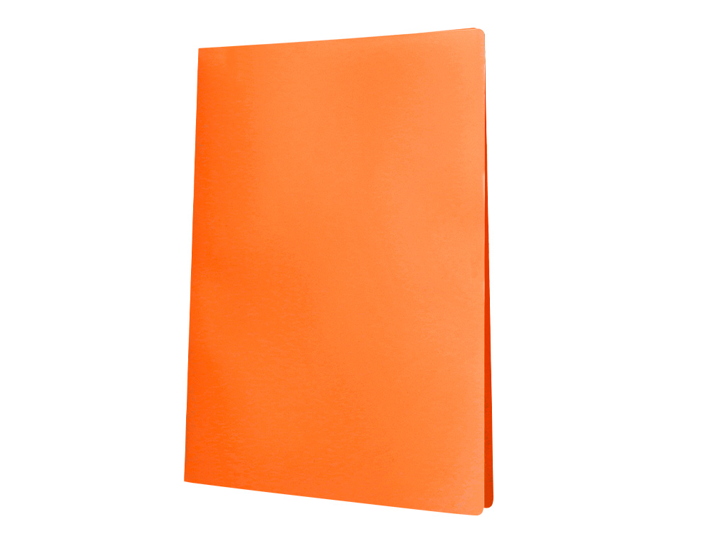 CARPETA LIDERPAPEL ESCAPARATE 80 FUNDAS POLIPROPILENO DIN A4 NARANJA FLUOR OPACO