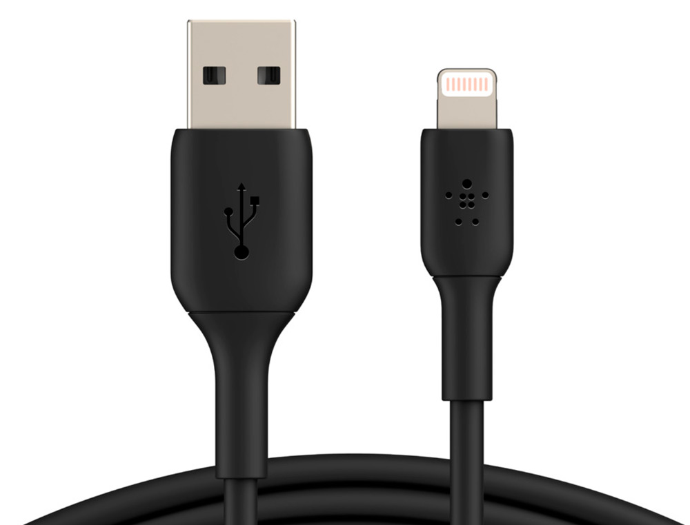 CABLE LIGHTNING BELKIN CAA001BT2MBK A USB-A BOOST CHARGE LONGITUD 2 M COLOR NEGRO