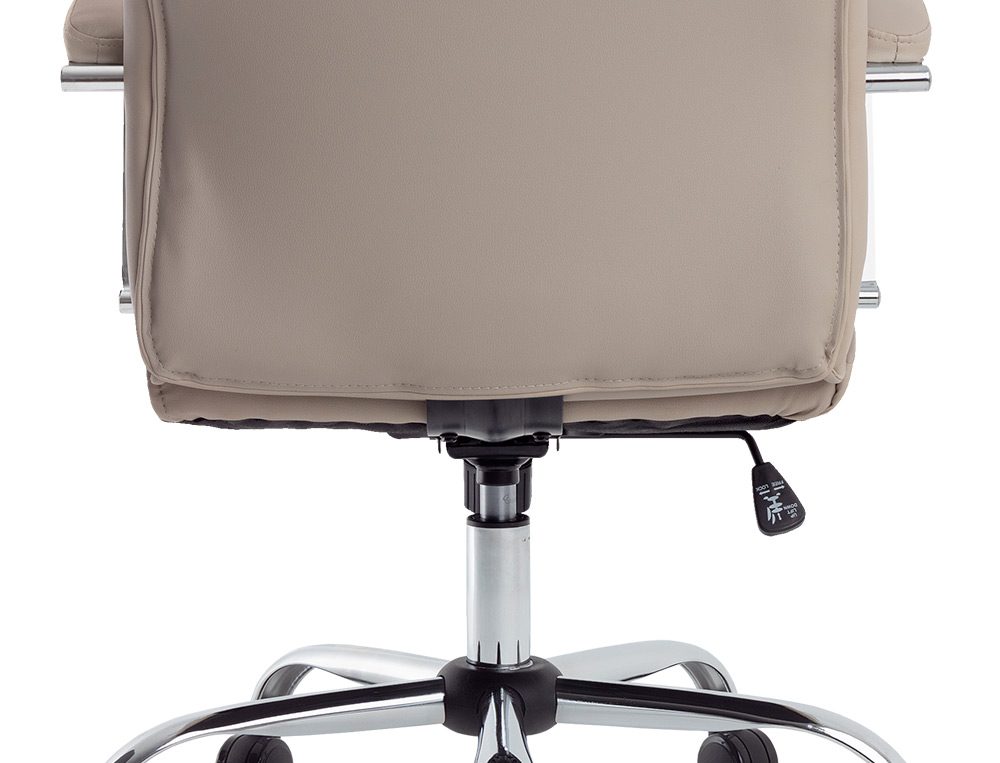 SILLA Q-CONNECT DIRECCION MODE NA SIMIL PIEL BASE METALICA ALT MAX 1220 ANC 510 PROF 490 MM RUEDAS PREMIUM COLOR GRIS