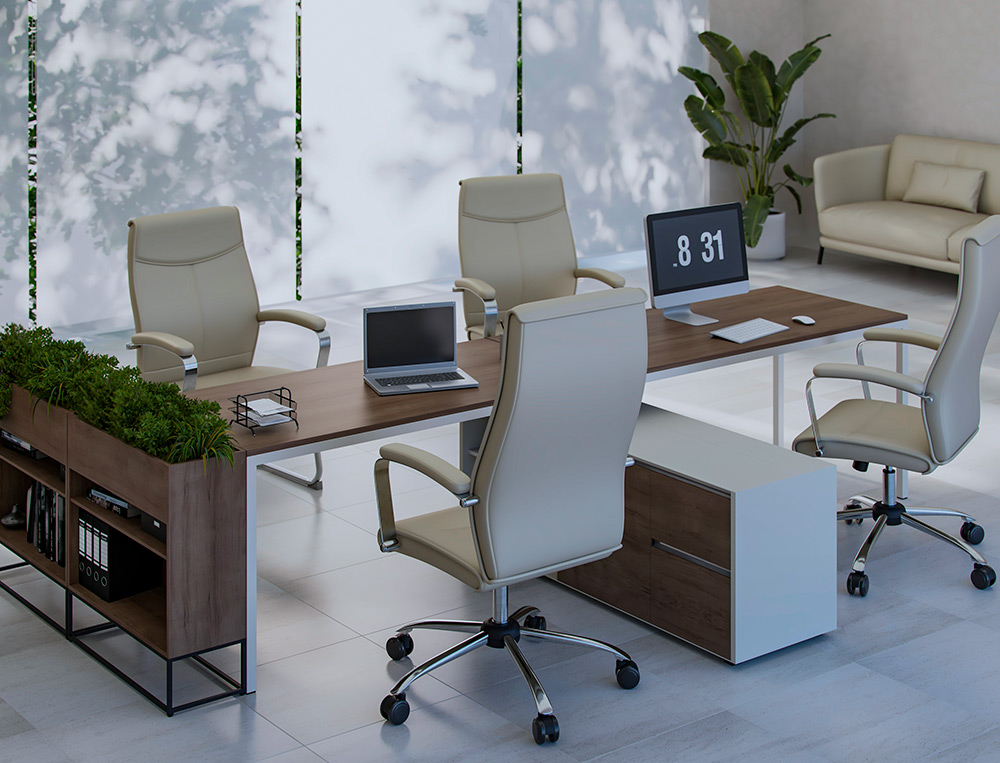 SILLA Q-CONNECT DIRECCION MODE NA SIMIL PIEL BASE METALICA ALT MAX 1220 ANC 510 PROF 490 MM RUEDAS PREMIUM COLOR GRIS