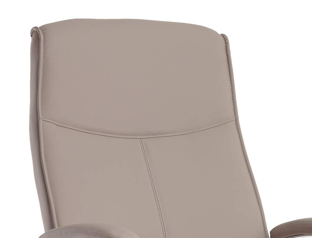 SILLA Q-CONNECT DIRECCION MODE NA SIMIL PIEL BASE METALICA ALT MAX 1220 ANC 510 PROF 490 MM RUEDAS PREMIUM COLOR GRIS