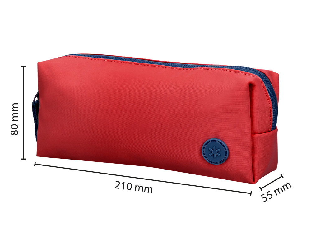 ESTUCHE PORTATODO ANTARTIK BASIC PACK 1 COMPARTIMENTO GRANATE COMPAÑERO MOCHILA 80X55X210 MM