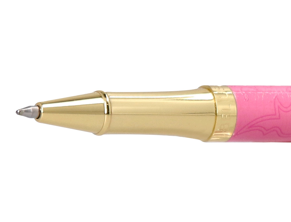 ROLLER BELIUS WILD WEST ALUMINIO COLOR ROSA DORADO TINTA COLOR NEGRO CAJA DE DISEO