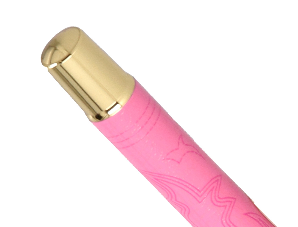 ROLLER BELIUS WILD WEST ALUMINIO COLOR ROSA DORADO TINTA COLOR NEGRO CAJA DE DISEO