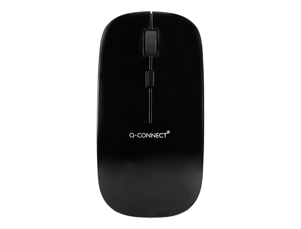 RATON Q-CONNECT OPTICO INALAMBRICO SILENCIOSO DPI 800/1200/1600 PILAS AAA NEGRO