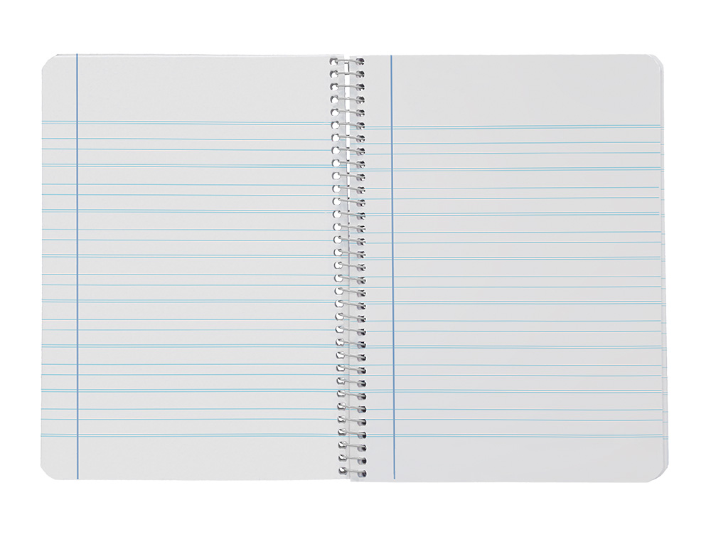 CUADERNO ESPIRAL LIDERPAPEL DIN A5 WITTY TAPA DURA 80H 90GR RAYADO MONTESSORI 3,5 MM COLORES SURTIDOS