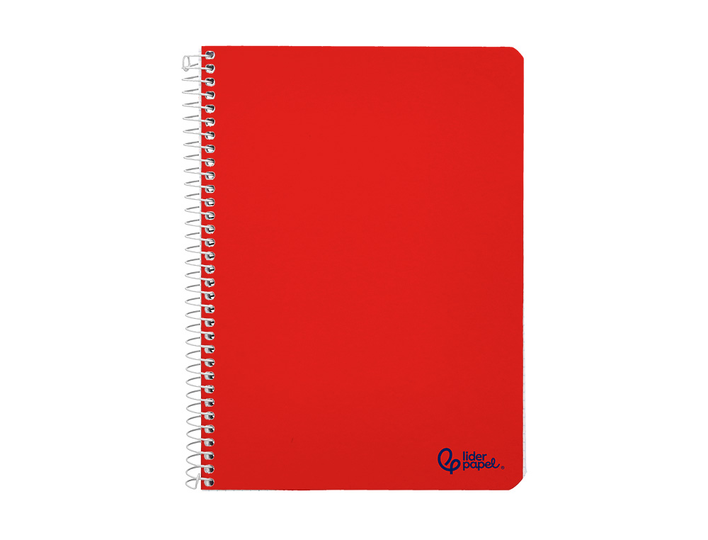 CUADERNO ESPIRAL LIDERPAPEL A4 MICRO SMART TAPA BLANDA 80H 75GR HORIZONTAL 7MM DOBLE MARGEN 4 TALADROS COLORES