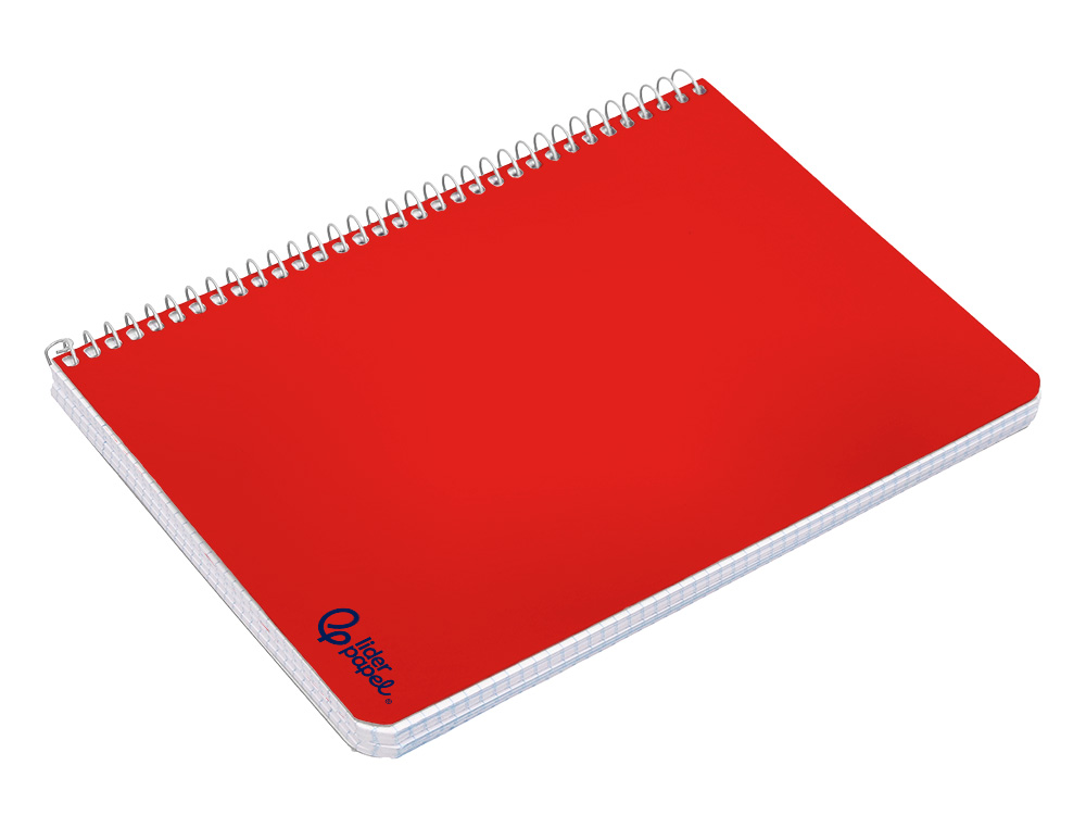 CUADERNO ESPIRAL LIDERPAPEL A4 MICRO SMART TAPA BLANDA 80H 75GR HORIZONTAL 7MM DOBLE MARGEN 4 TALADROS COLORES