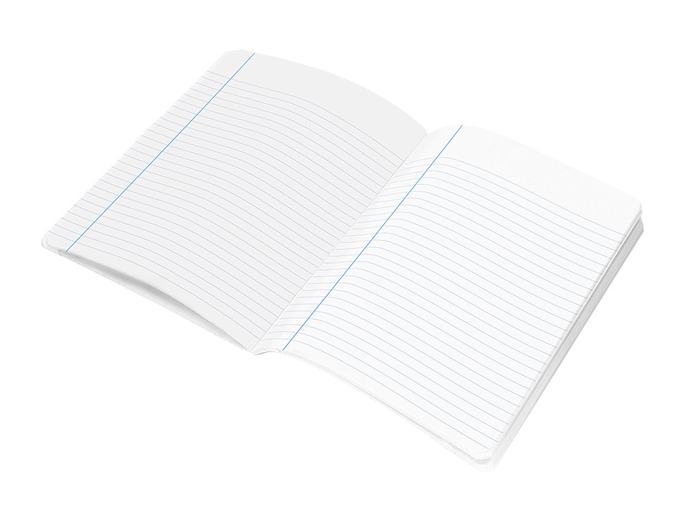 LIBRETA LIDERPAPEL SMART A5 PLUS 32 HOJAS 75GR HORIZONTAL CON MARGEN