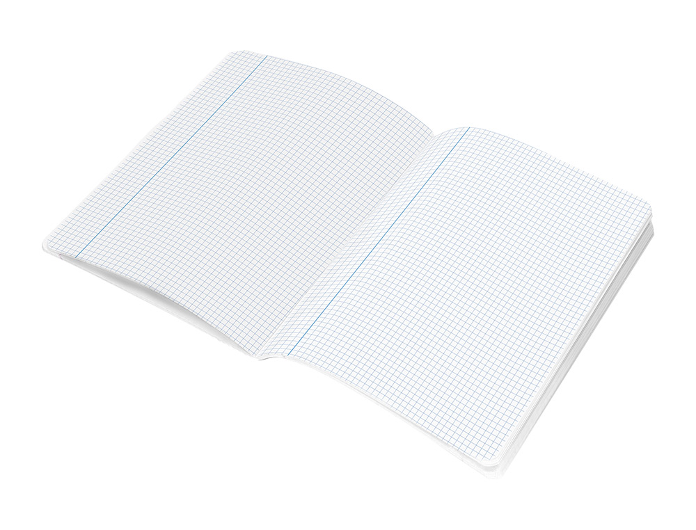 LIBRETA LIDERPAPEL SMART A4 48 HOJAS 75GR CUADRO 4MM CON MARGEN COLORES SURTIDOS