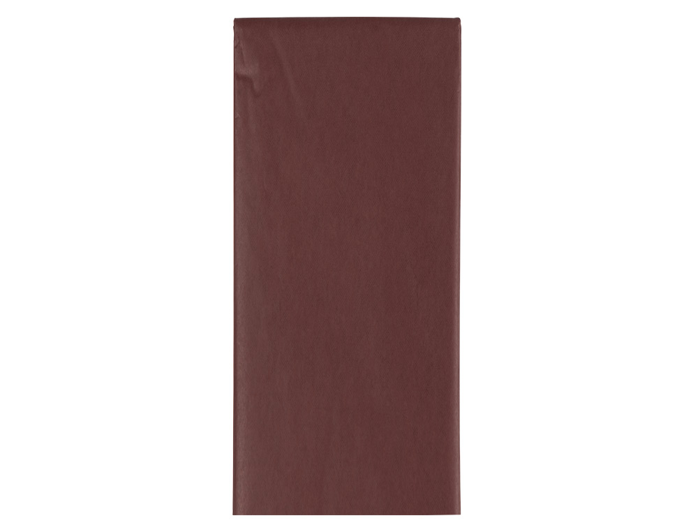 PAPEL SEDA LIDERPAPEL 52X76CM 18G/M2 BOLSA DE 5 HOJAS MARRON