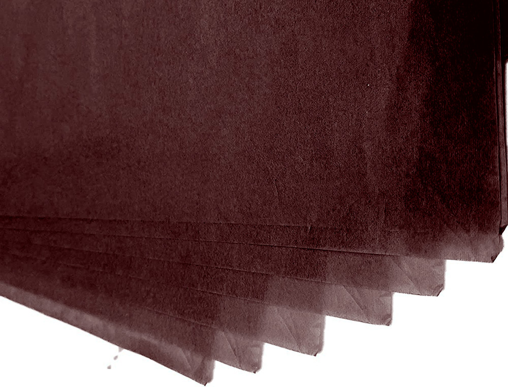 PAPEL SEDA LIDERPAPEL 52X76CM 18G/M2 BOLSA DE 5 HOJAS MARRON