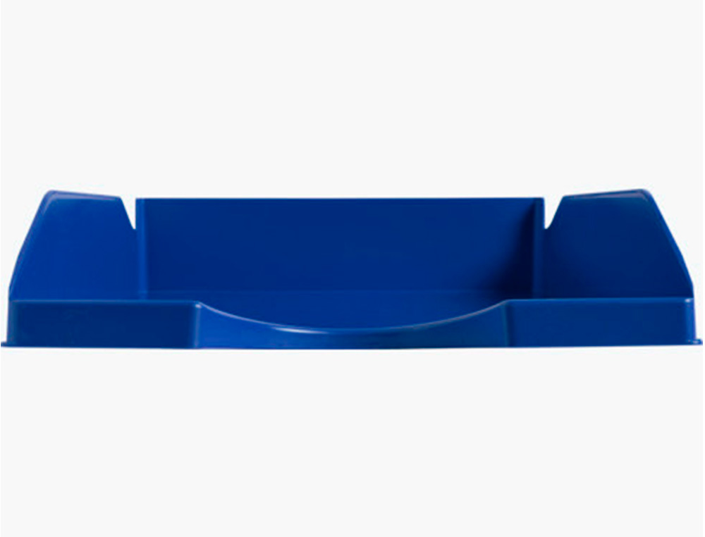 BANDEJA SOBREMESA PLASTICO Q-CONNECT AZUL OPACO 240X70X340 MM
