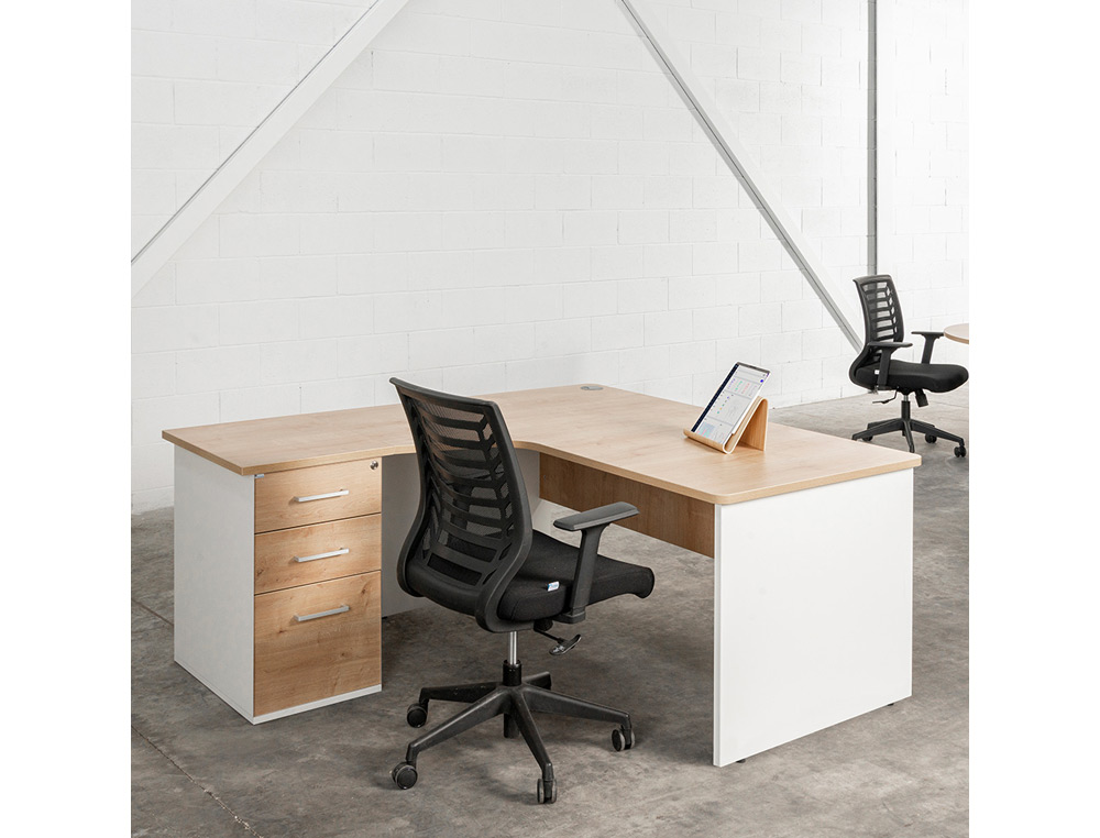 CAJONERA ROCADA CON 3 CAJONES SERIE STORE 72X47X60 CM ACABADO AN02 GRIS/GRIS