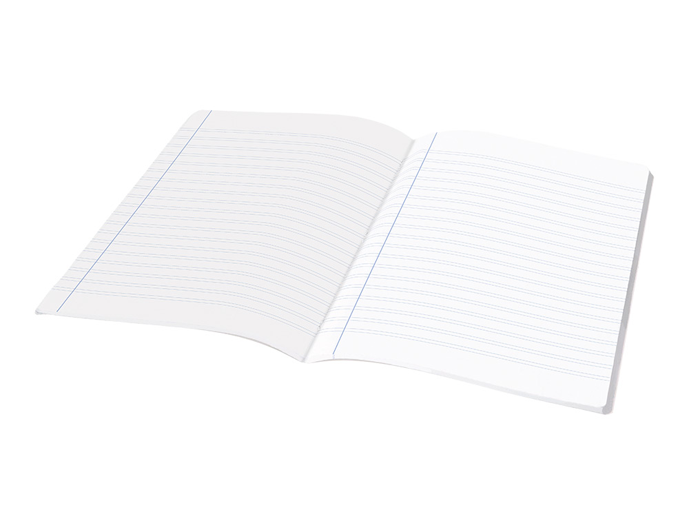 LIBRETA LIDERPAPEL SCRIPTUS A4 48 HOJAS 90GR PAUTA 4ª 3.5MM CON MARGEN