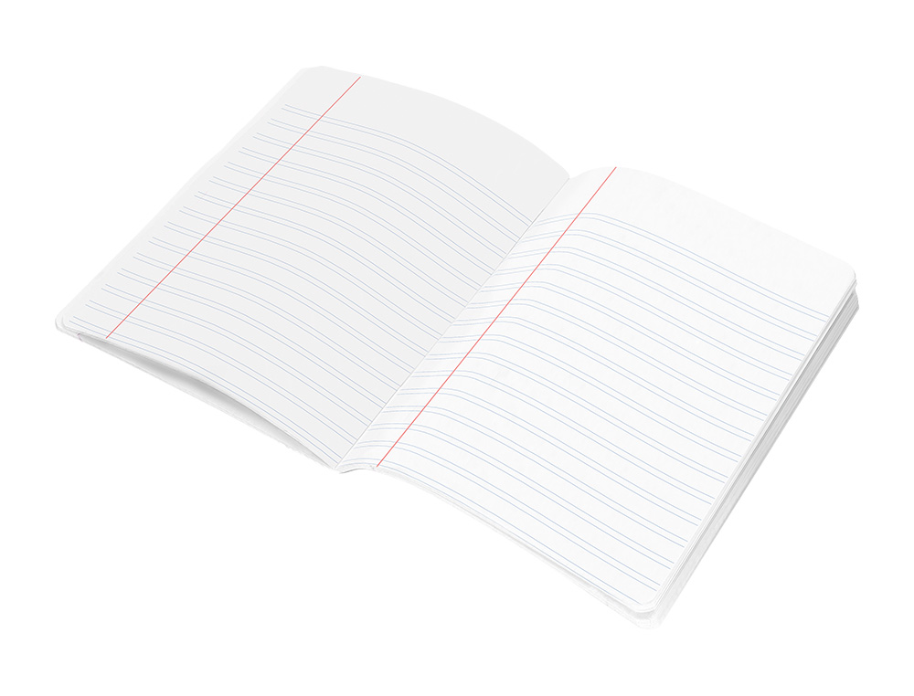 LIBRETA LIDERPAPEL SCRIPTUS A5 PLUS 48 HOJAS 90GR PAUTA 4 3.5MM CON MARGEN