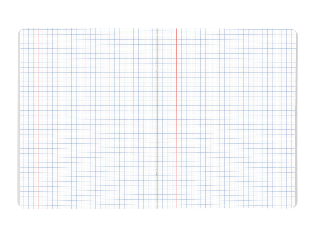LIBRETA LIDERPAPEL SCRIPTUS A5 48 HOJAS 90GR CUADRO 6MM CON MARGEN