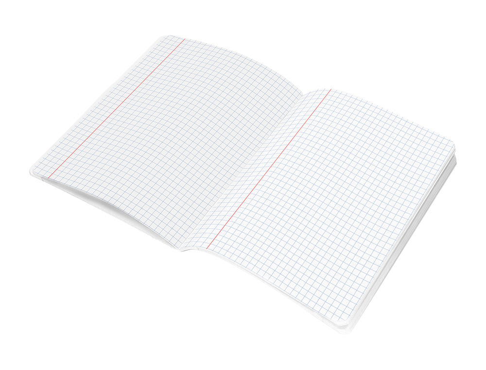 LIBRETA LIDERPAPEL SCRIPTUS A5 48 HOJAS 90GR CUADRO 6MM CON MARGEN