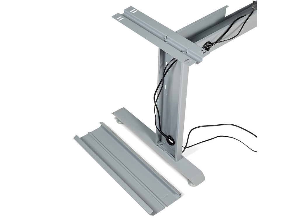 MESA DE OFICINA ROCADA METAL 2000AC04 GRIS/BLANCO 120X60 CM
