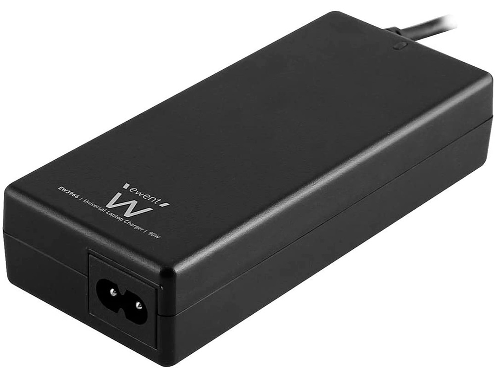 CARGADOR EWENT AUTOMATICO PEQUEO DE NOTEBOOK DE 90 W 11 TIPS