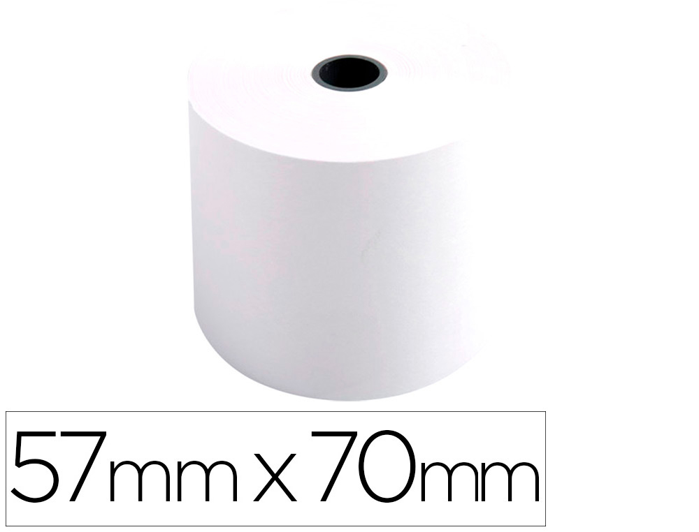 ROLLO SUMADORA EXACOMPTA ELECTRO OFFSET 57 MM X 70 MM 60 G/M2