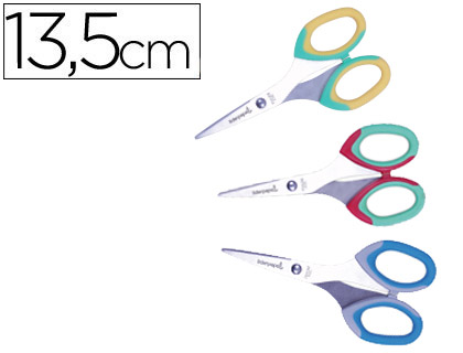 TIJERA ESCOLAR LIDERPAPEL EXTRA SOFT UNIDAD
